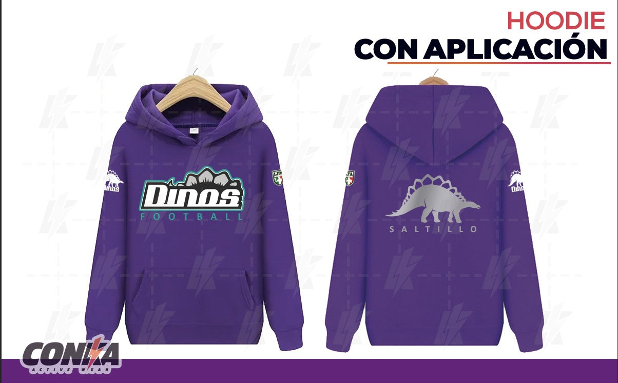 Hoodie Prpl Cttn 2022  DINOS LFA